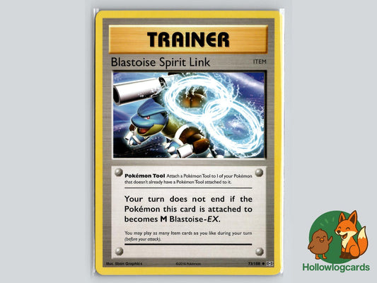 Blastoise Spirit Link (73/108) - Evolutions Pokémon Card