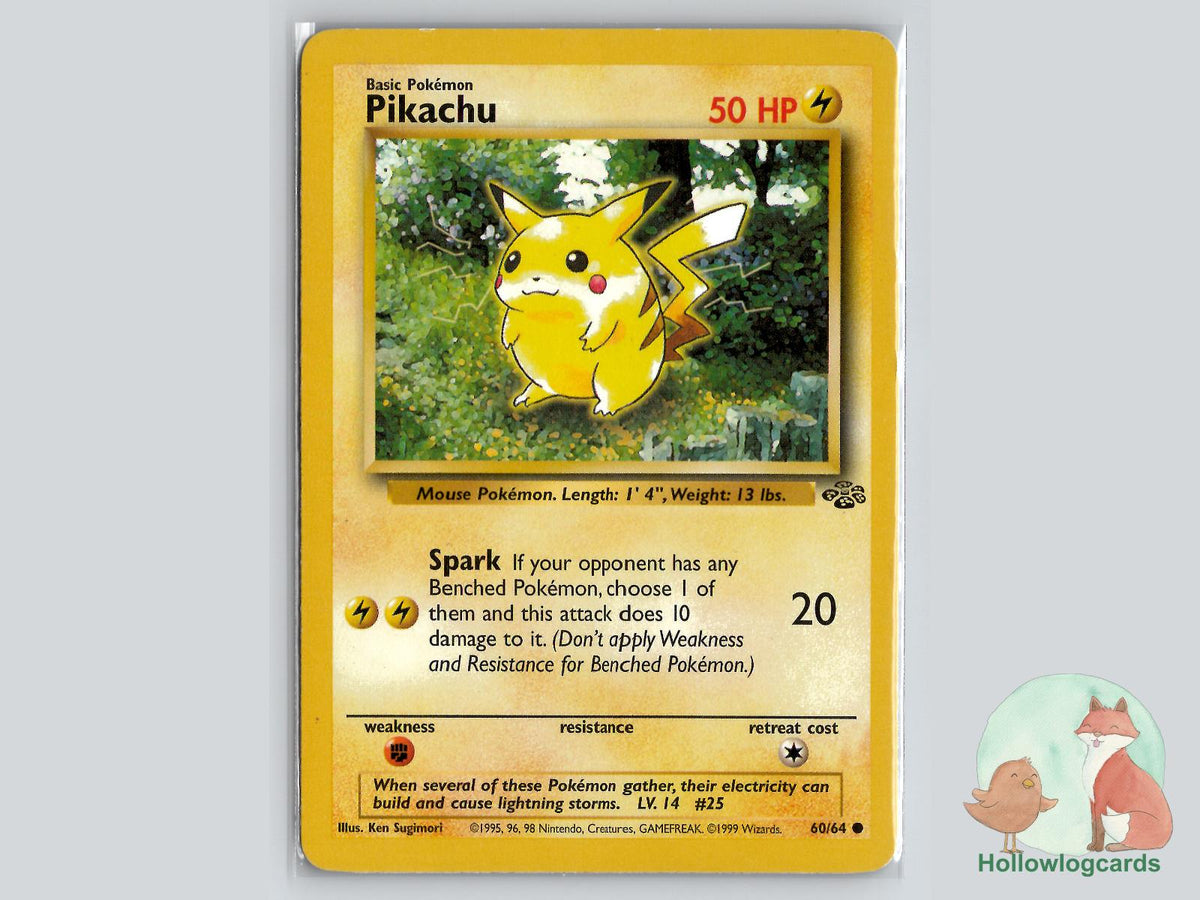 Pikachu (60/64) - Jungle Pokémon Card