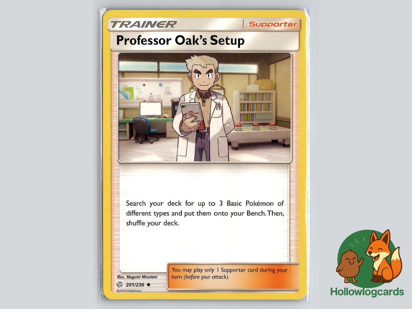 Professor Oak's Setup (201/236) - Cosmic Eclipse Pokémon Card