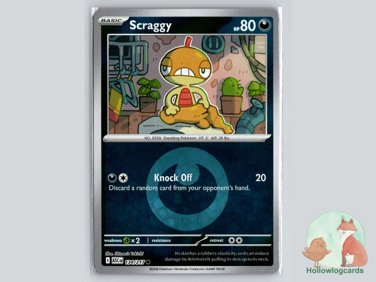 Scraggy (134/217) Pokémon Card