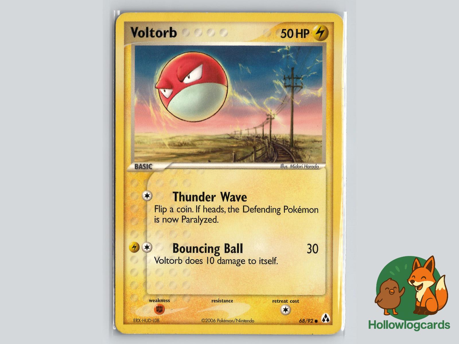 Voltorb (68/92) - Legend Maker Pokémon Card