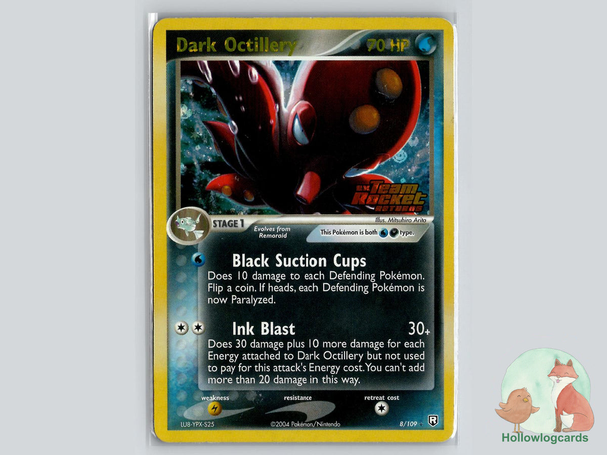 Dark Octillery (8/109) - Team Rocket Returns Pokémon Card