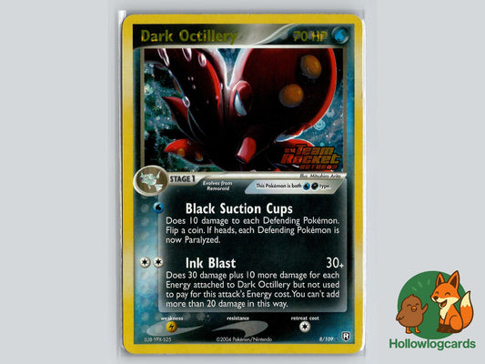 Dark Octillery (8/109) - Team Rocket Returns Pokémon Card