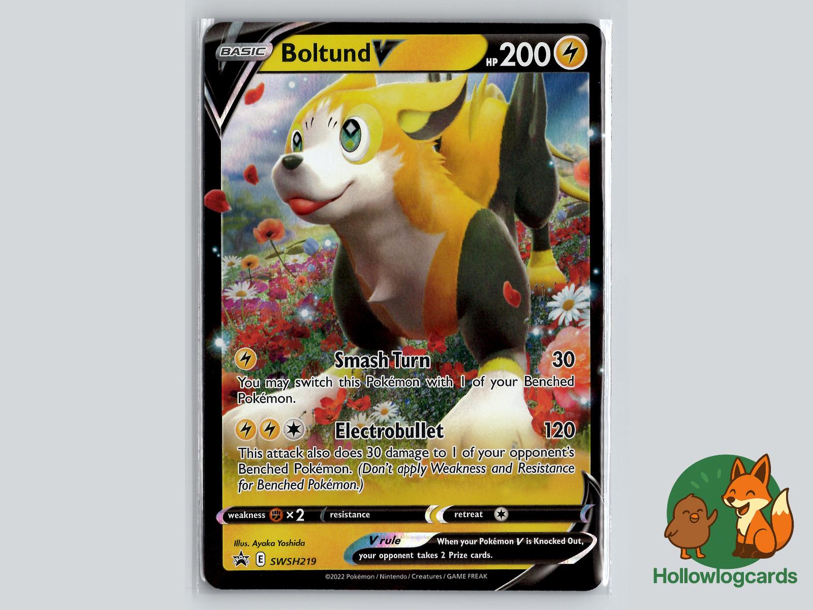 Boltund V (SWSH219) - Sword & Shield Pokémon Card