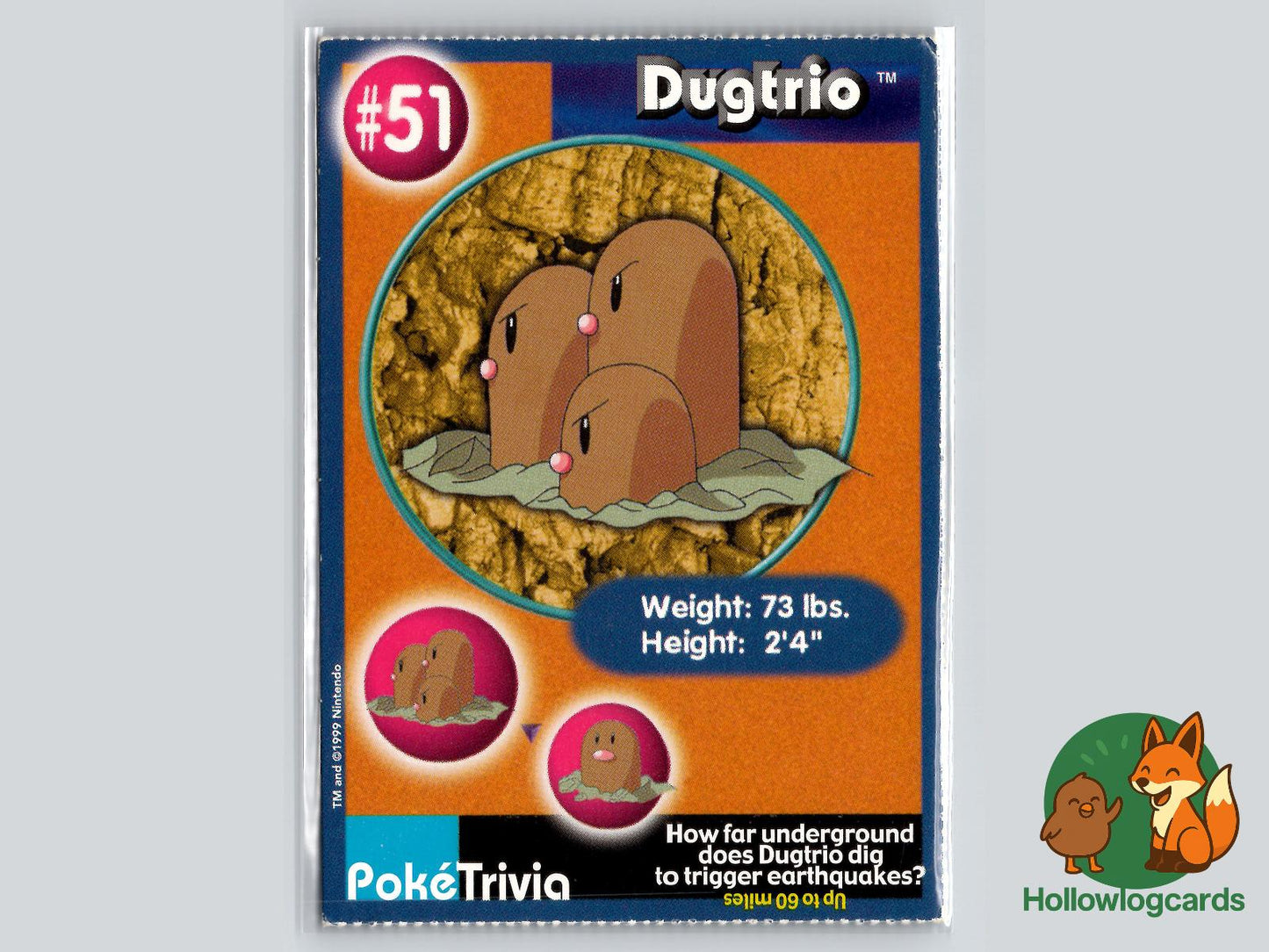 Dugtrio (51) Pokémon Card