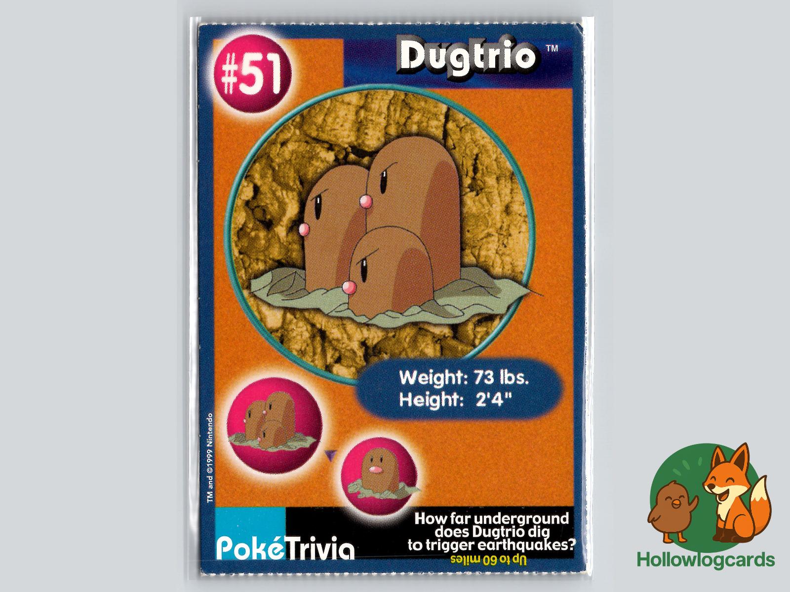 Dugtrio (51) Pokémon Card