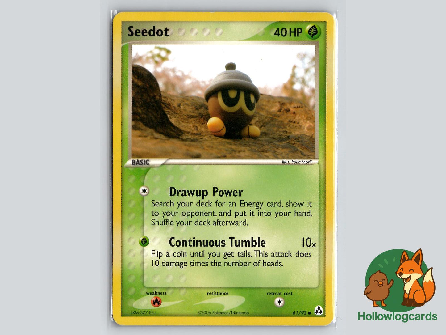 Seedot (61/92) - Legend Maker Pokémon Card