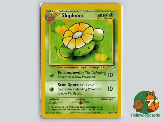 Skiploom (49/111) - Neo Genesis Pokémon Card