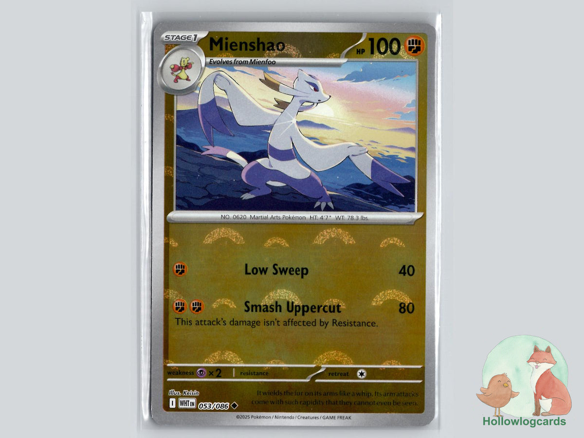 Mienshao (053/086) - White Flare Pokémon Card