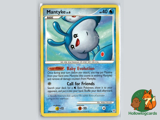 Mantyke (55/130) - Diamond & Pearl Pokémon Card