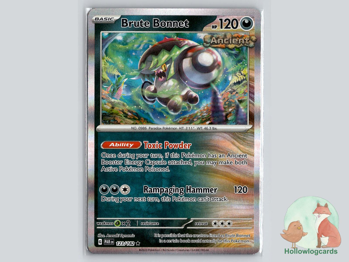 Brute Bonnet (123/182) - Paradox Rift Pokémon Card