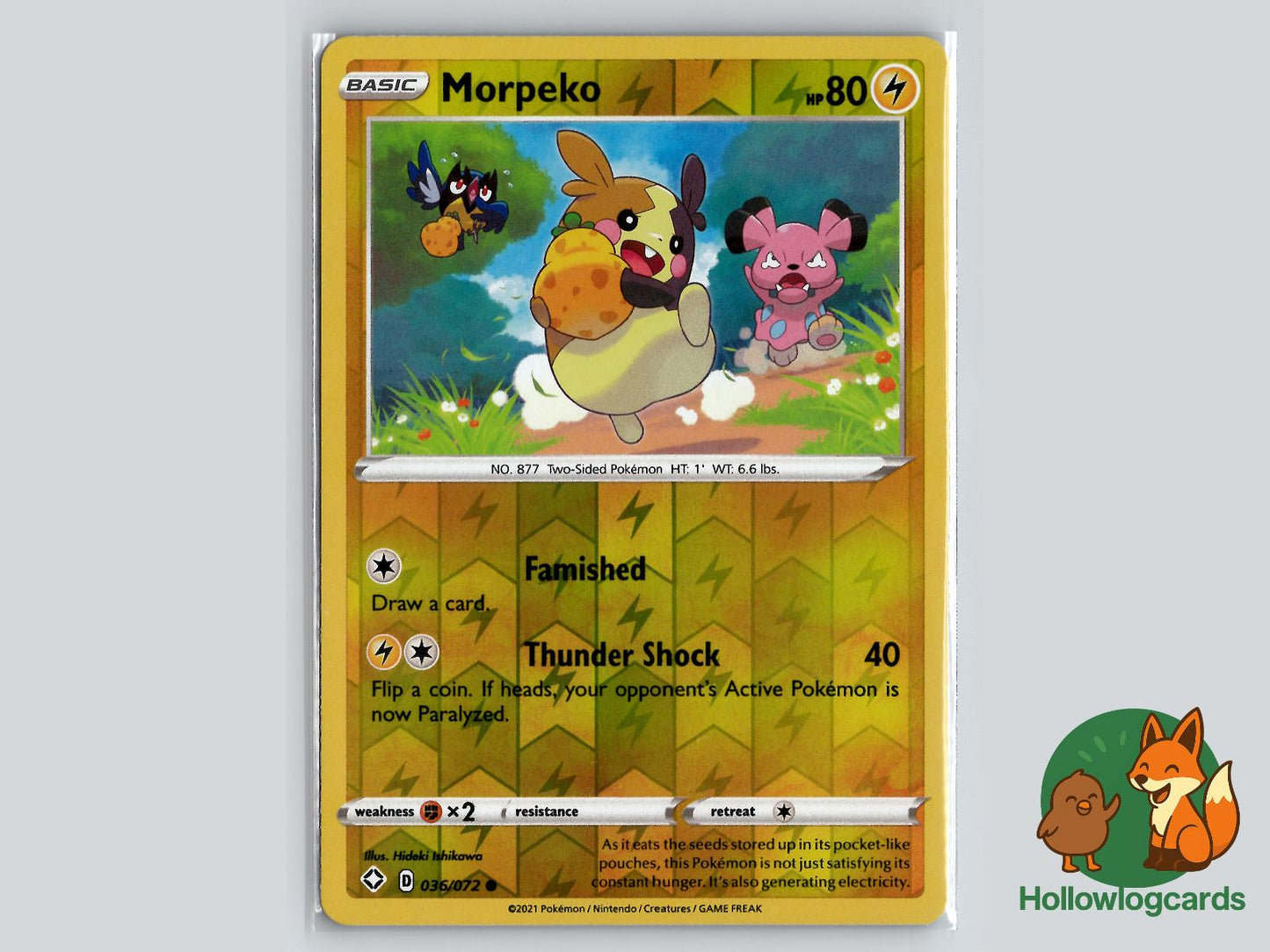 Morpeko (036/072) - Shining Fates Pokémon Card