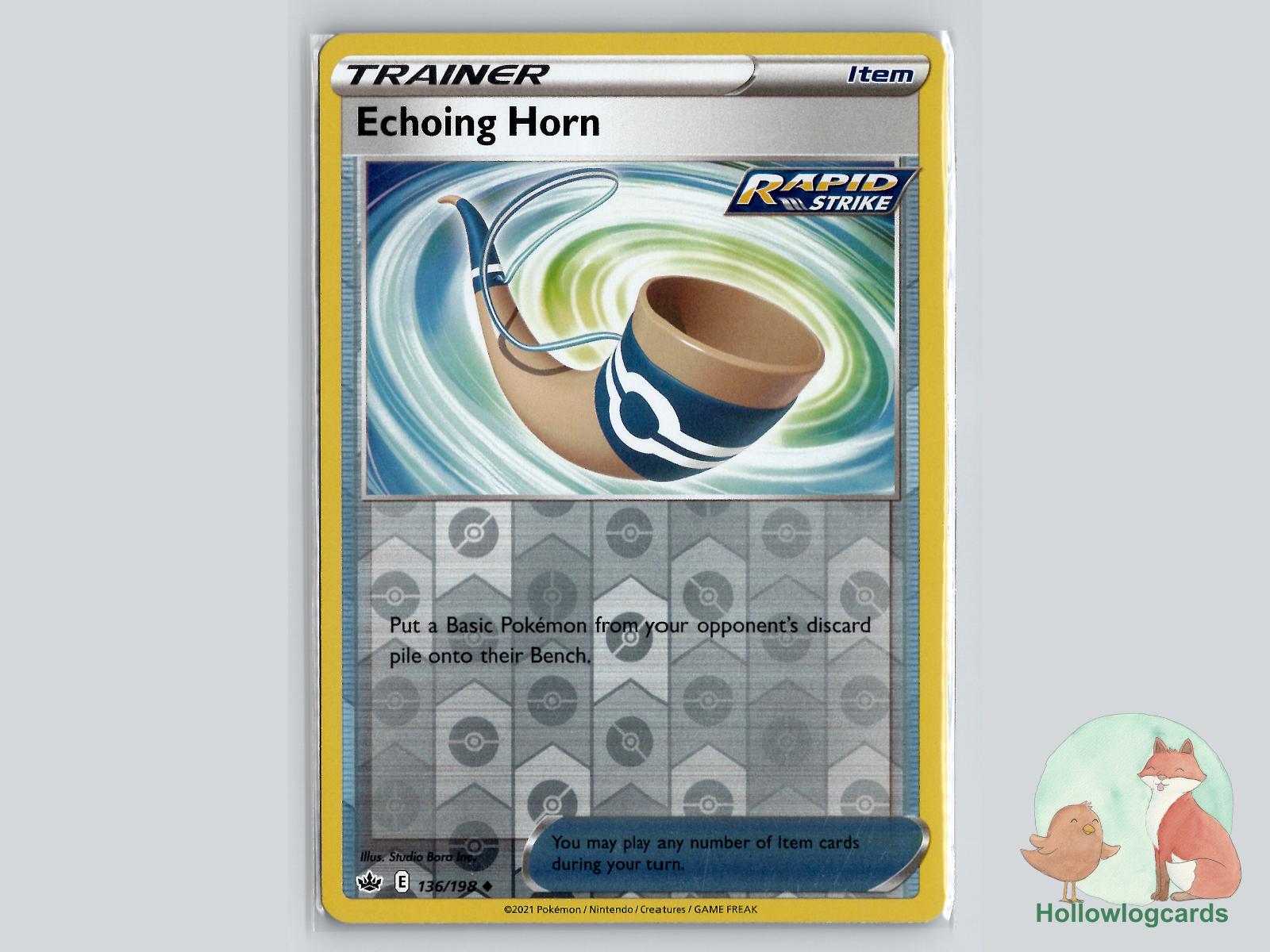 Echoing Horn (136/198) - Chilling Reign Pokémon Card