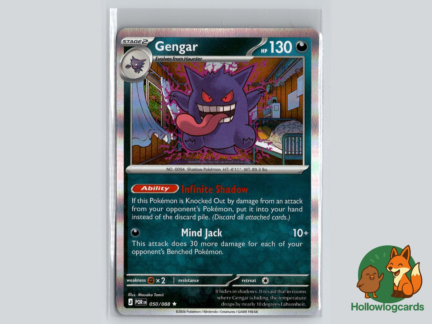 Gengar (050/088) Pokémon Card