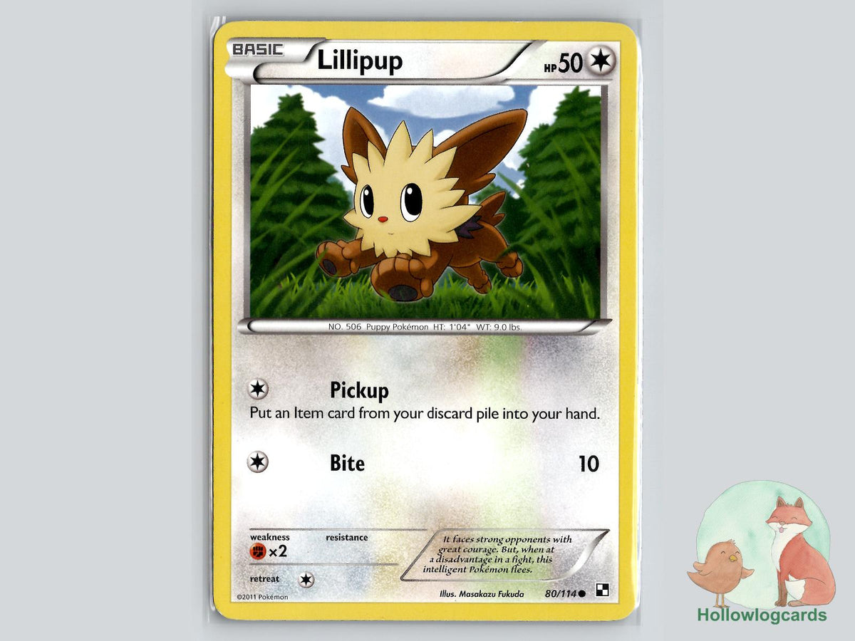 Lillipup (80/114) - Black & White Pokémon Card