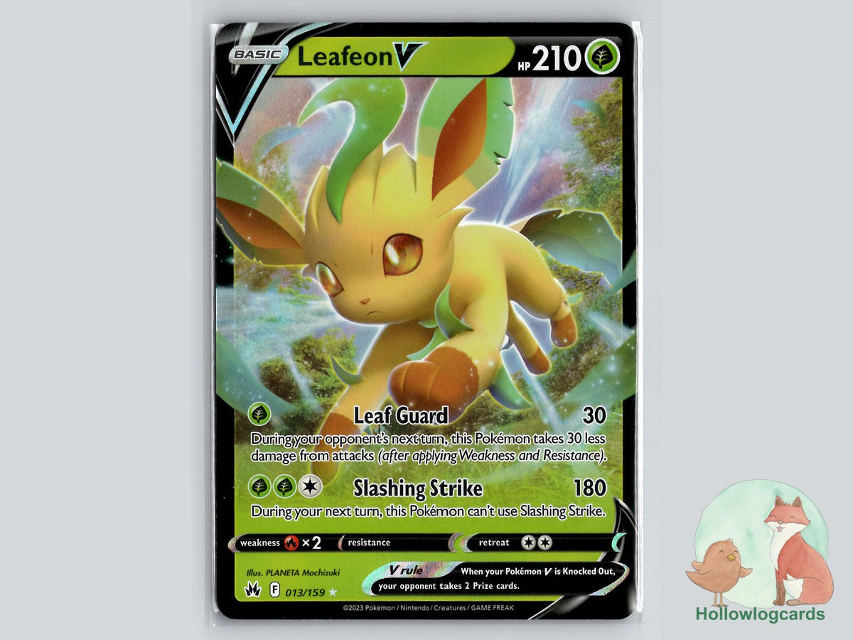 Leafeon V (013/159) - Crown Zenith Pokémon Card