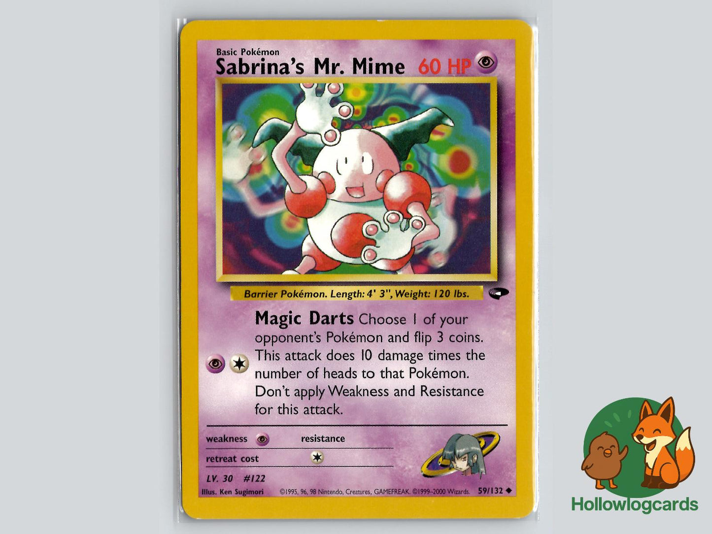 Sabrina's Mr. Mime (59/132) - Gym Challenge Pokémon Card