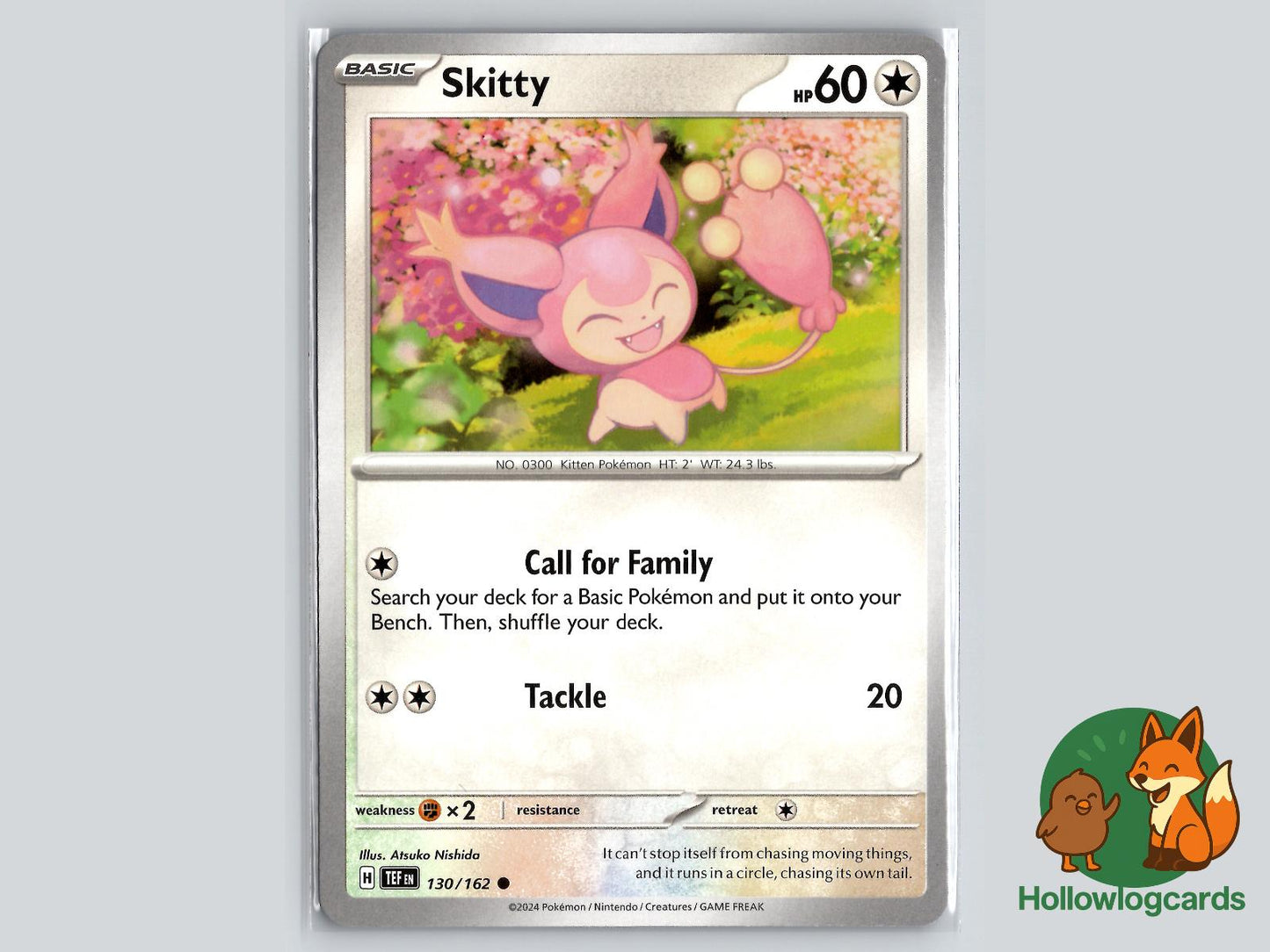 Skitty (130/162) - Temporal Forces Pokémon Card