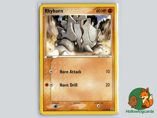 Image of Rhyhorn Emerald (EM) #62