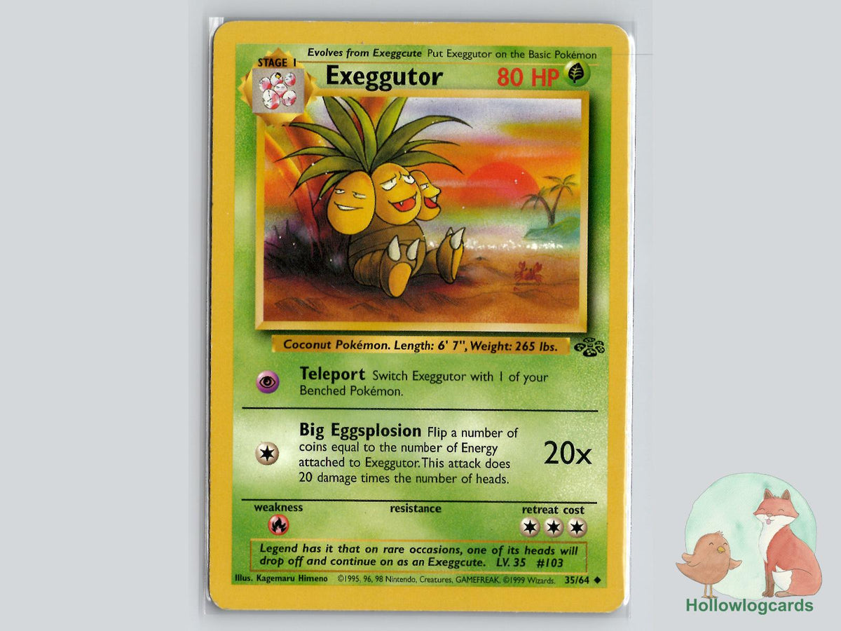 Exeggutor (35/64) - Jungle Pokémon Card