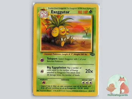 Exeggutor (35/64) - Jungle Pokémon Card