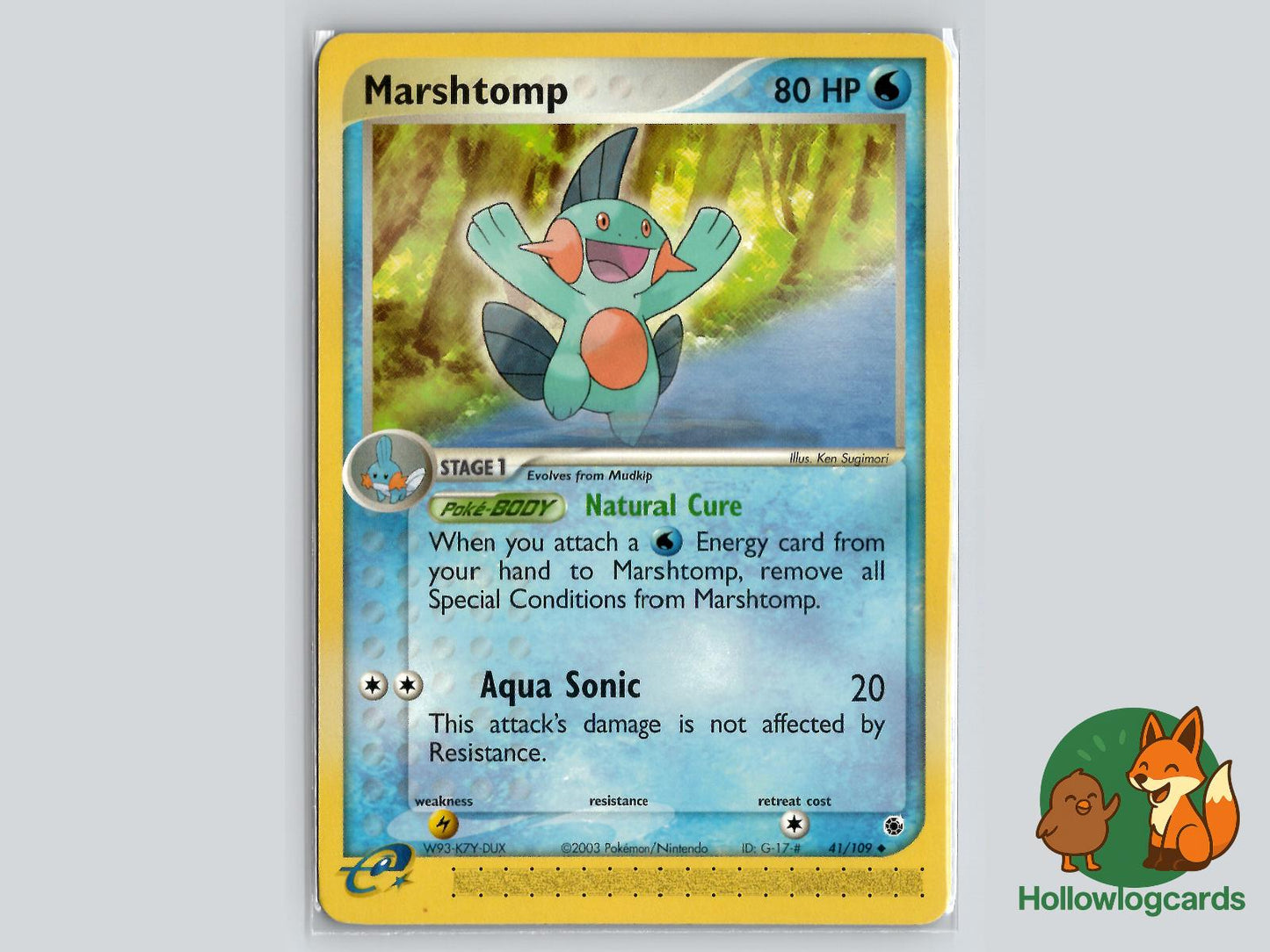 Marshtomp (41/109) - Ruby & Sapphire Pokémon Card