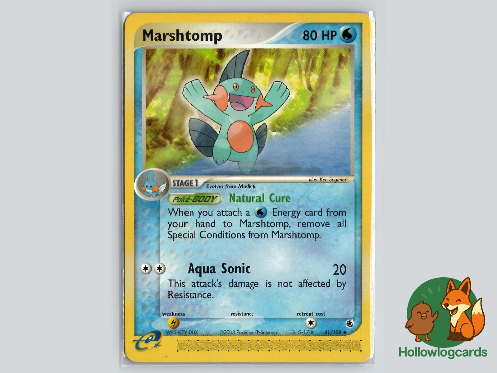 Marshtomp (41/109) - Ruby & Sapphire Pokémon Card