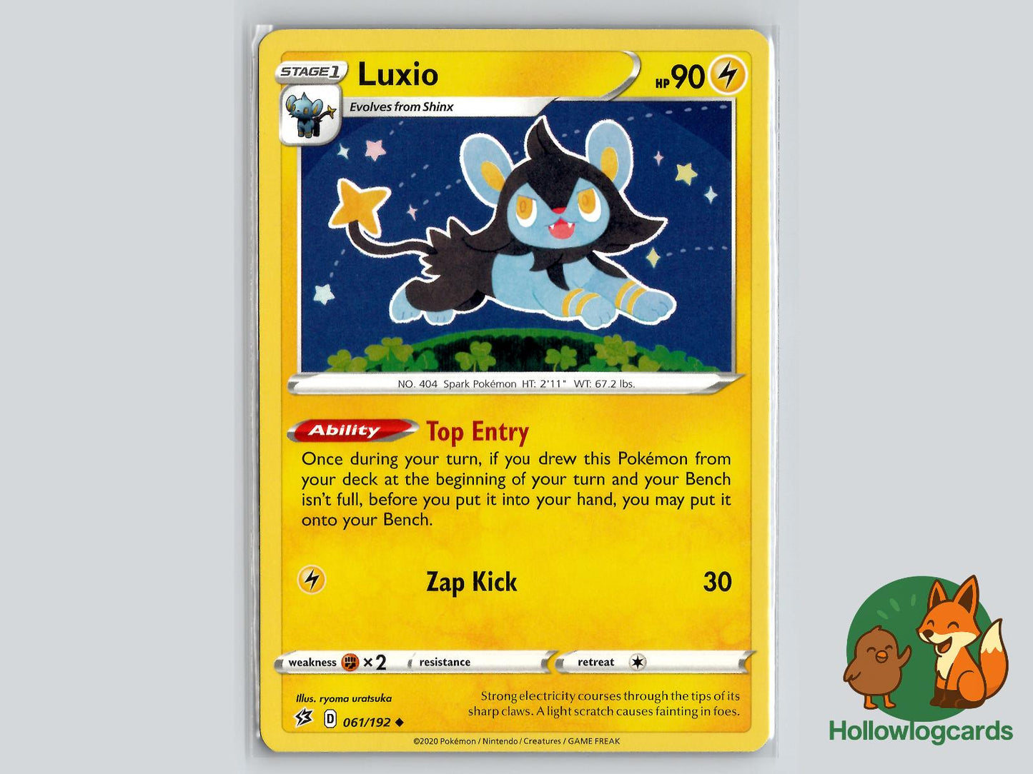 Luxio (061/192) - Rebel Clash Pokémon Card