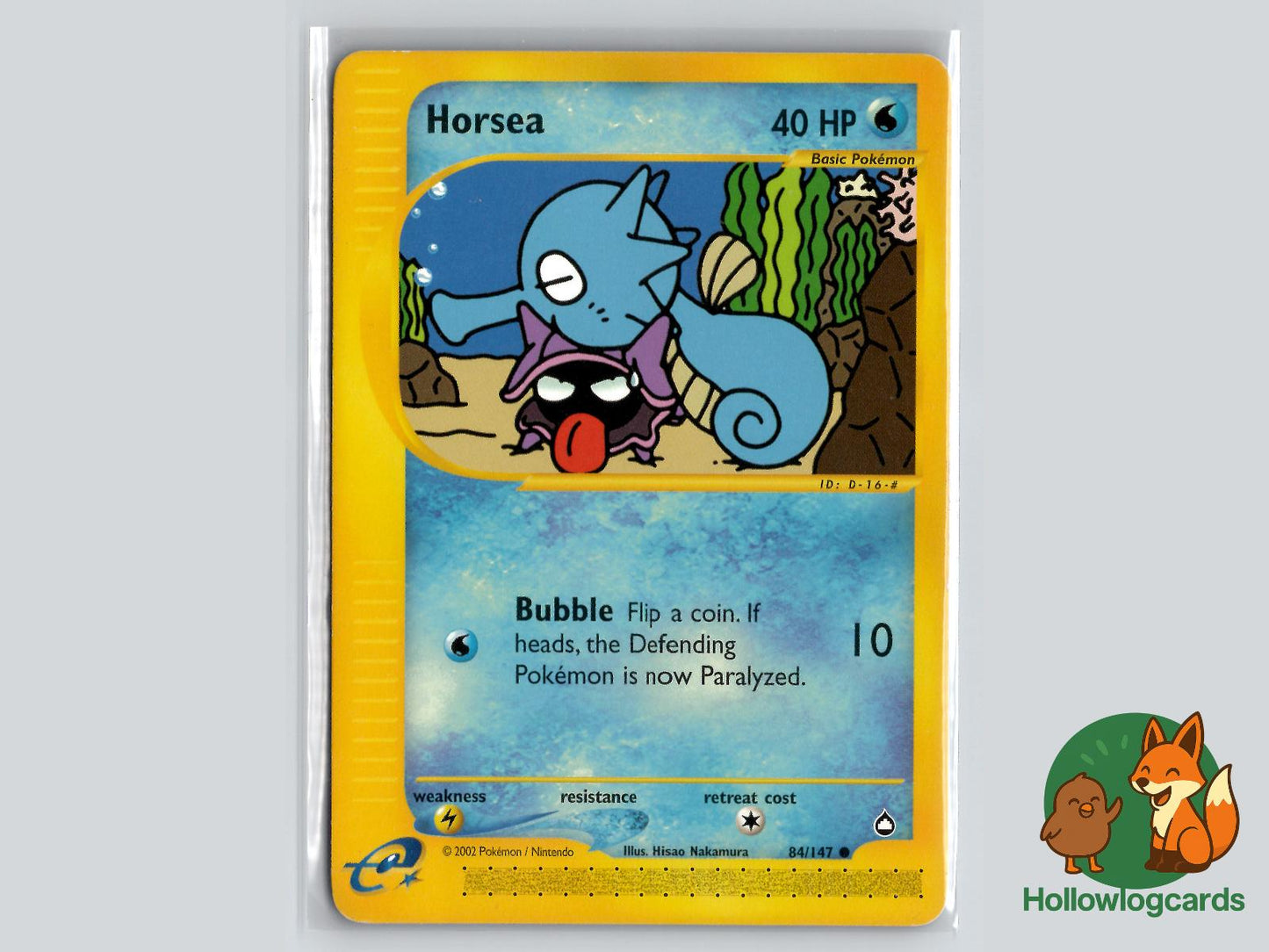 Horsea (84/147) - Aquapolis Pokémon Card