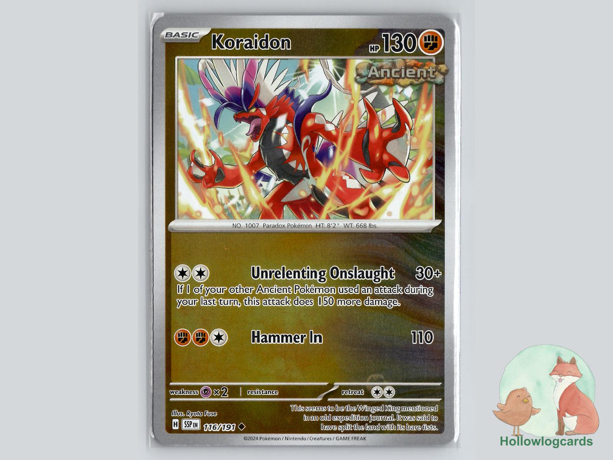 Koraidon (116/191) - Surging Sparks Pokémon Card