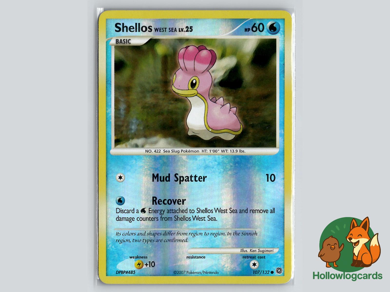 Shellos West Sea (107/132) - Secret Wonders Pokémon Card
