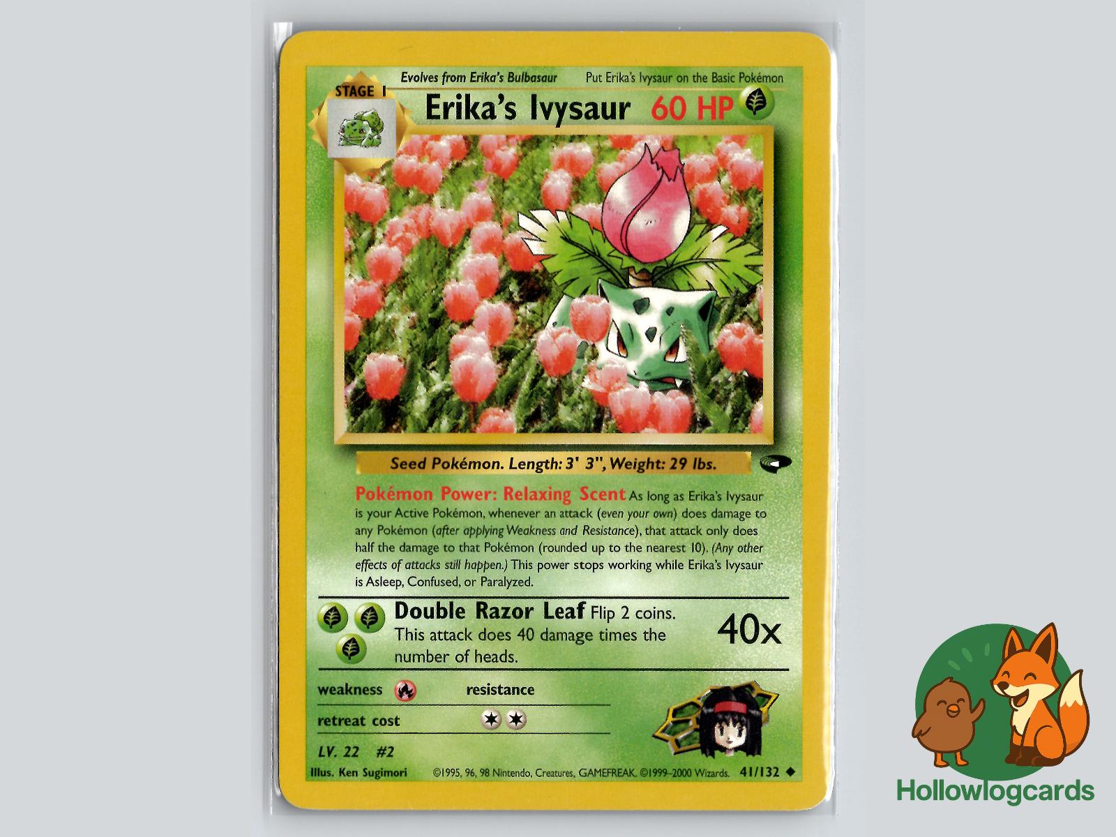 Erika's Ivysaur (41/132) - Gym Challenge Pokémon Card