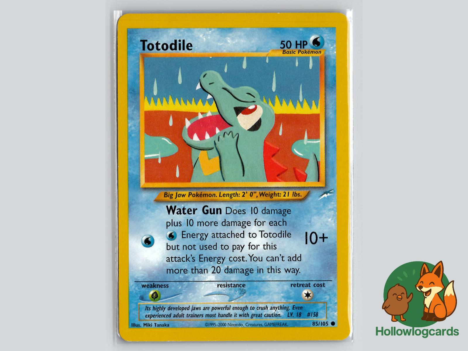 Totodile (85/105) - Neo Destiny Pokémon Card
