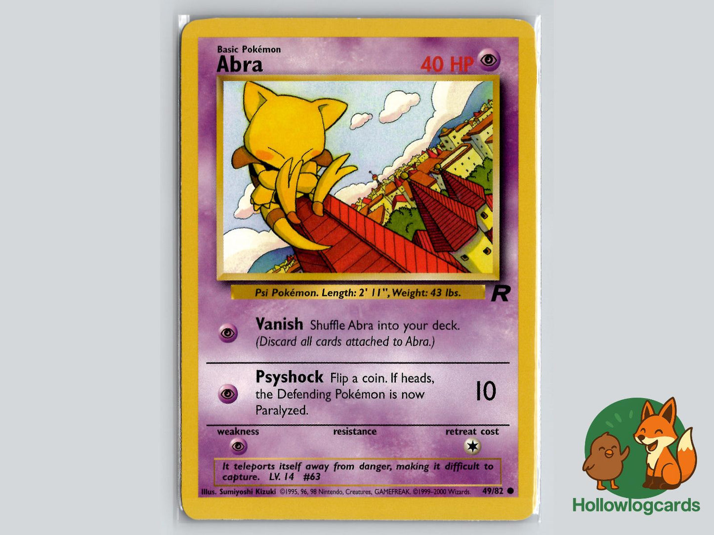 Abra (49/82) - Team Rocket Pokémon Card
