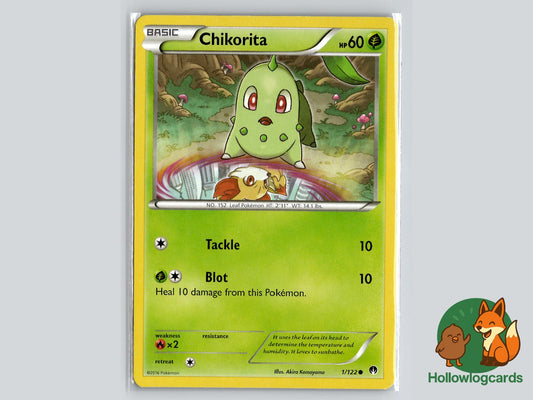 Chikorita (1/122) - BREAKpoint Pokémon Card