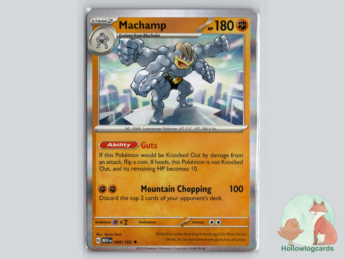 Machamp (068/165) - 151 Pokémon Card