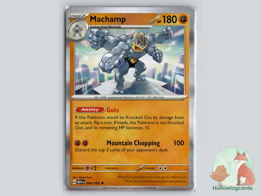 Machamp (068/165) - 151 Pokémon Card
