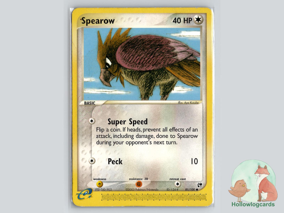 Spearow (81/100) - Sandstorm Pokémon Card
