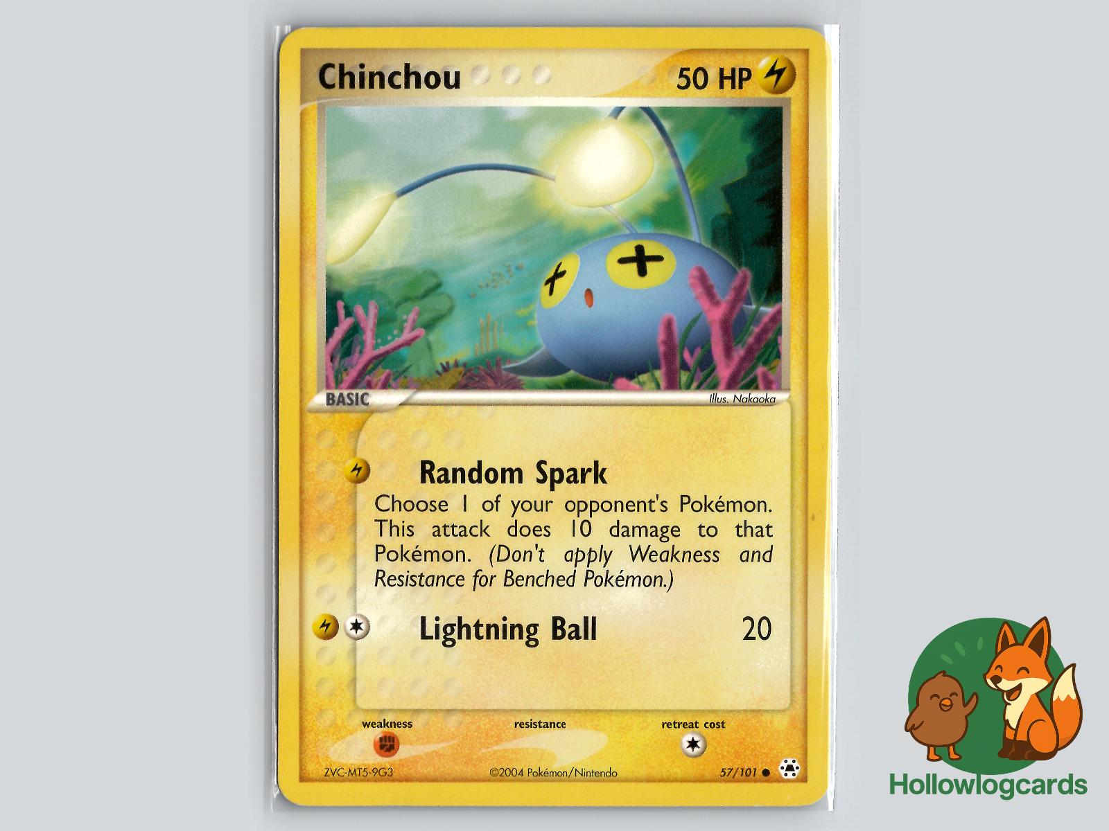 Chinchou (57/101) - Hidden Legends Pokémon Card