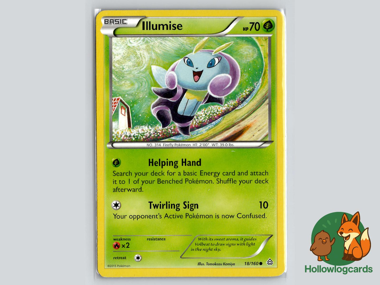 Illumise (18/160) - Primal Clash Pokémon Card