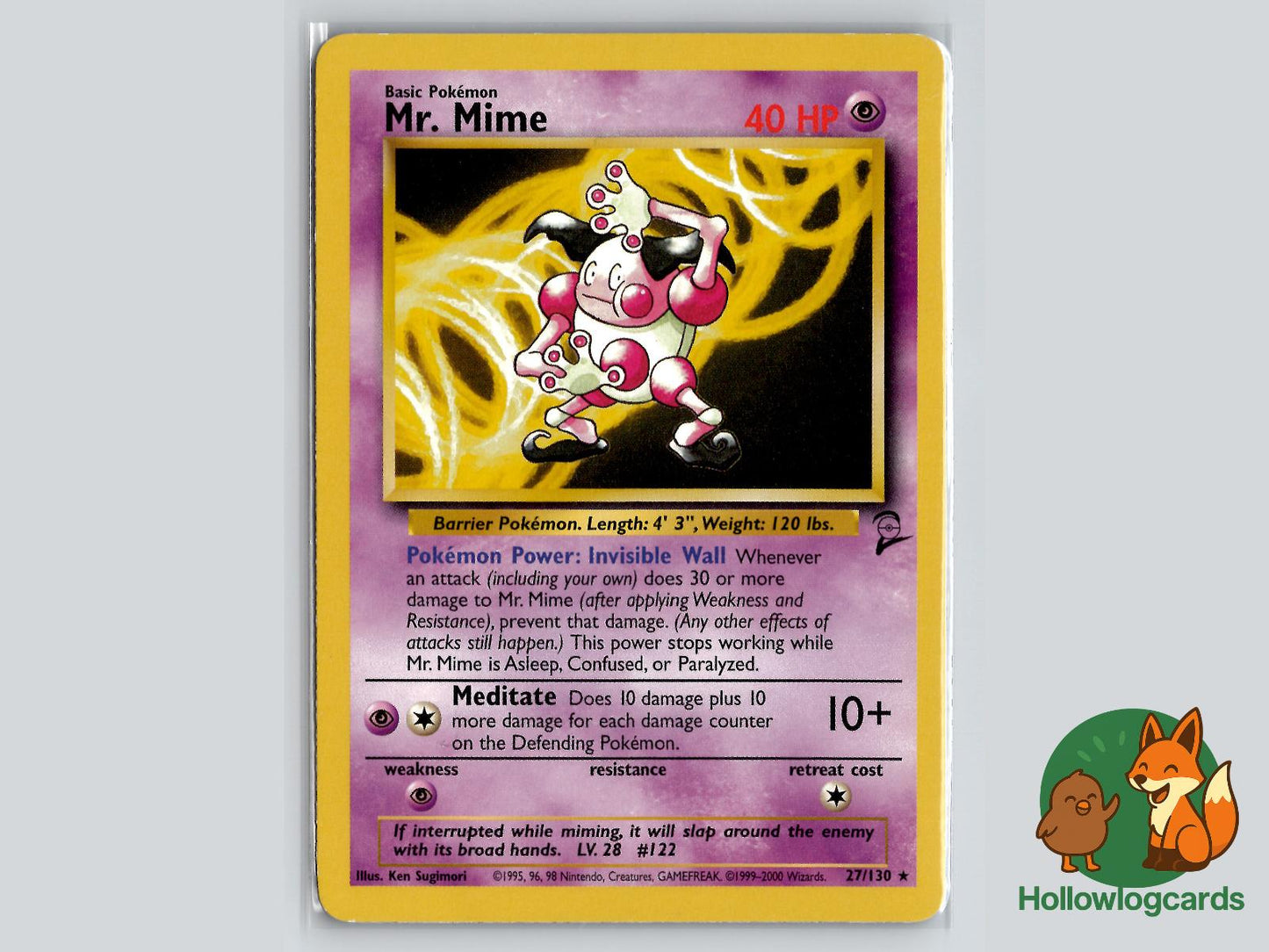 Mr. Mime (27/130) - Base Set 2 Pokémon Card
