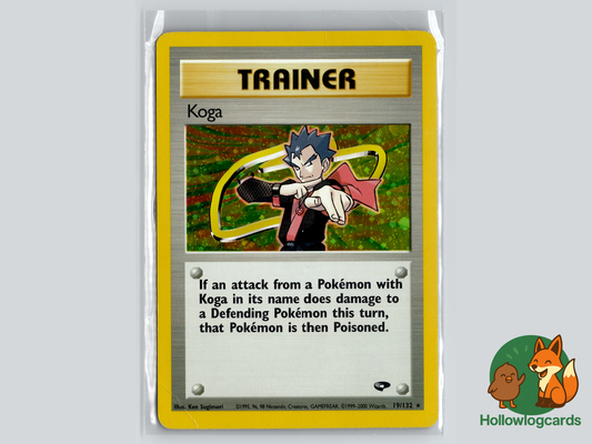 Koga - HOLO Gym Challenge [19/132] - 2000 WOTC - Sugimori
