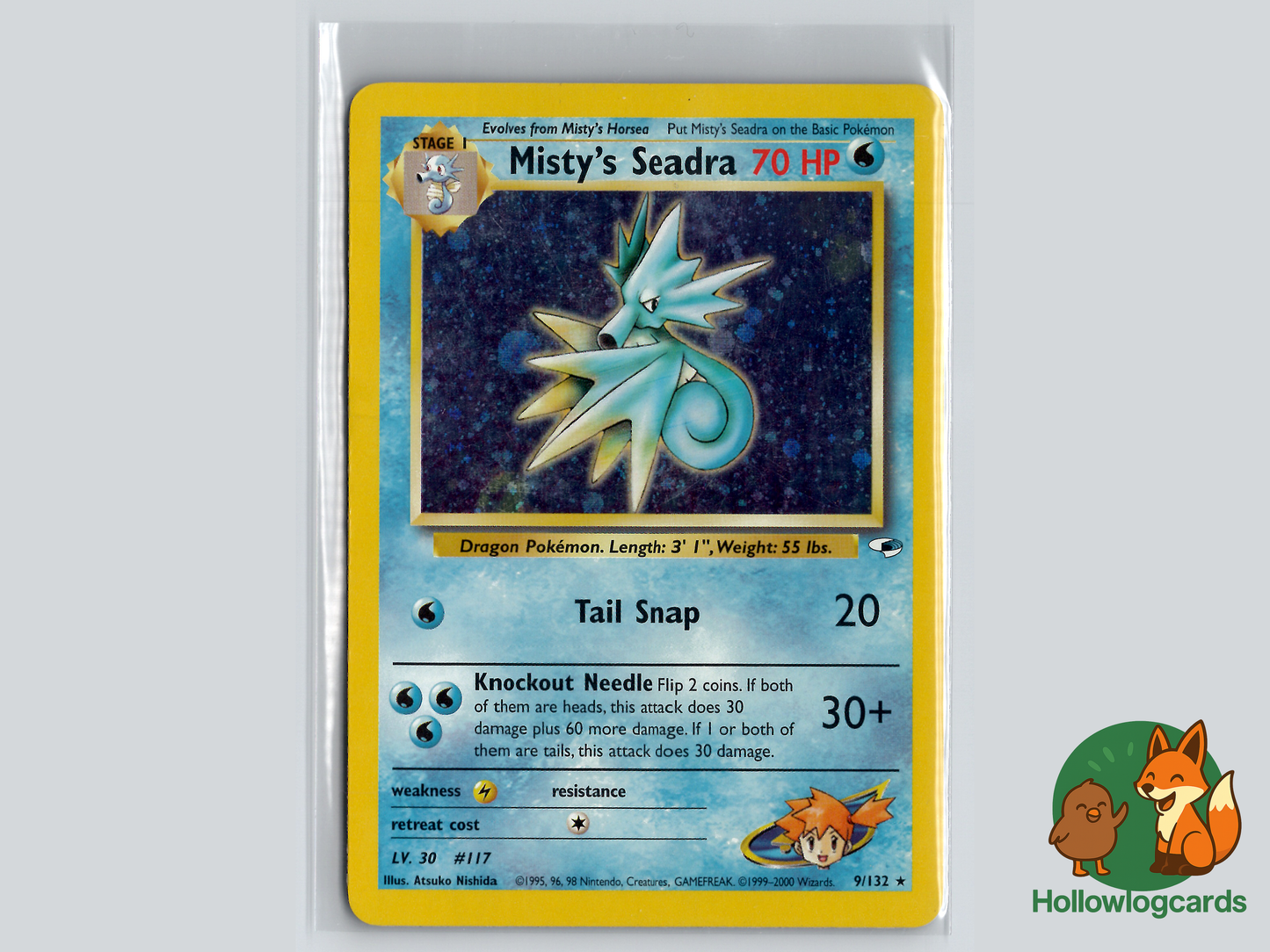 Misty’s Seadra - HOLO Gym Heroes [9/132] - 2000 WOTC - Set - Nishida