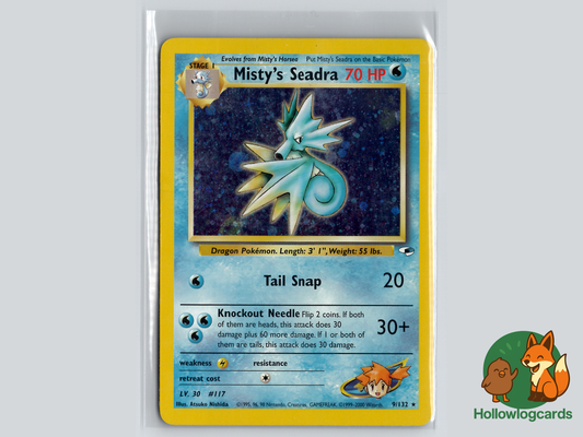 Misty’s Seadra - HOLO Gym Heroes [9/132] - 2000 WOTC - Set - Nishida