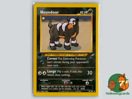 1st Edition - Houndour - Neo Destiny [43/105] - 2002 WOTC - Baba