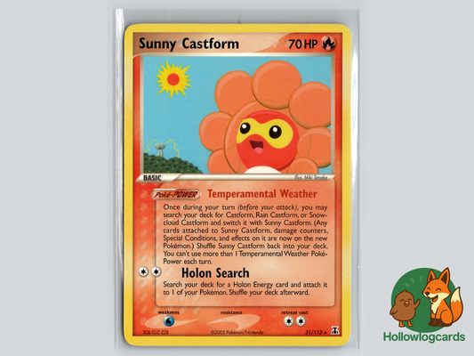 Sunny Castform - EX Delta Species [31/113] - 2005 MidEra - Delta Species
