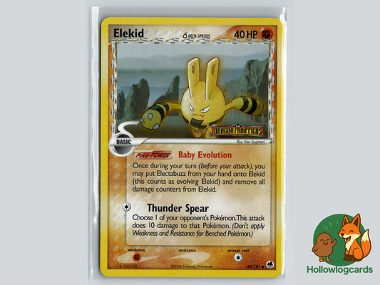 Elekid - Holo stamped 48/101 Dragon Frontiers - Mid-era