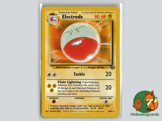 Electrode [18/64] - Jungle  -Rare - Vintage WOTC