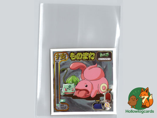 Bulbasaur and Lickitung - No.140 - Amada - JAP - Vintage