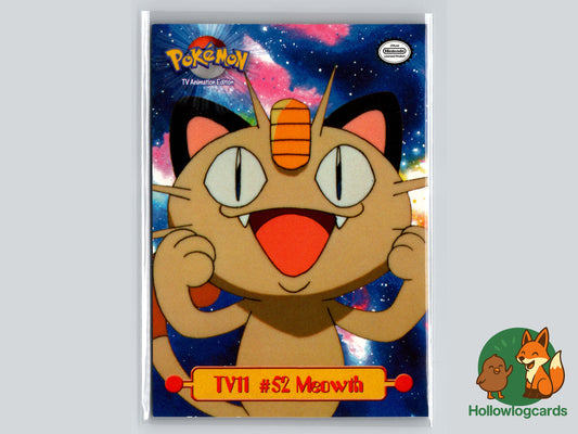 Meowth - TV11 #52 - Topps - 1999 - Vintage